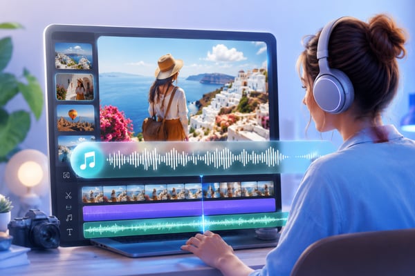Video Music Creation with Text to Music API