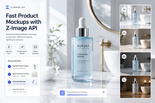 Fast Product Mockups with Z-Image API