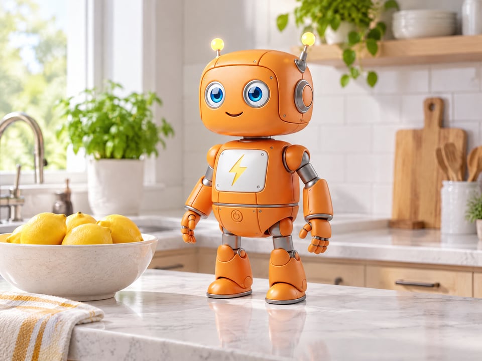 参照被写体の保持：キッチンにいる当社のロボット