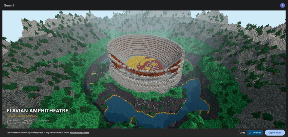 New Canvas and Creative Tools in Gemini 3.0 Pro API