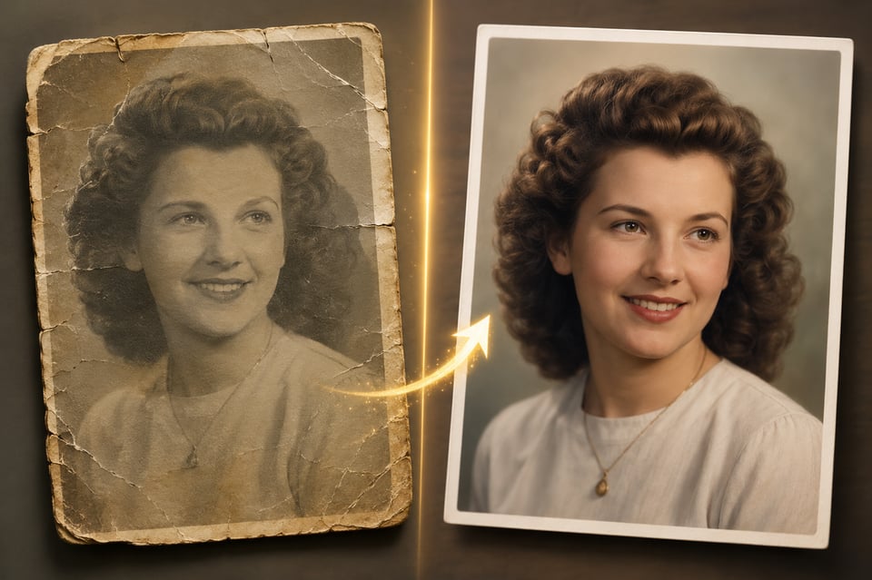 Old Photo Restoration and Enhancement