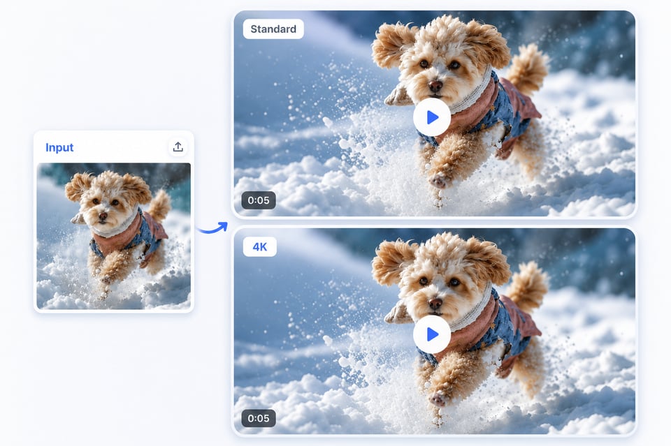 Natural Motion Generation with High-Quality Image to Video API