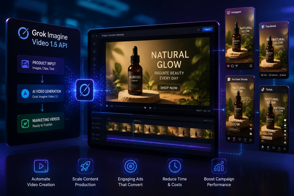 Create Marketing and Advertising Videos with Grok Imagine Video 1.5