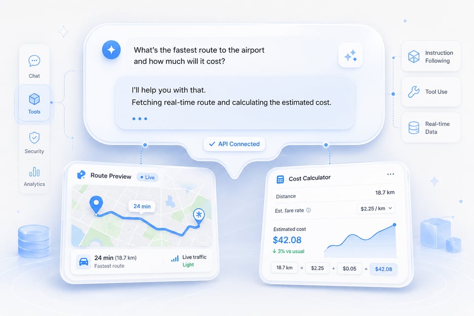 ChatBot API Capabilities for Instruction Following and Tool Use