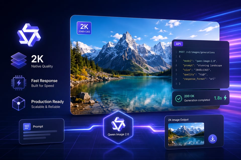 Native 2K Image Quality with Fast API Performance