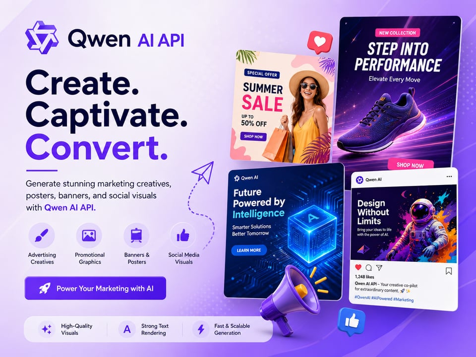 Create Marketing Creatives, Posters, and Social Media Content