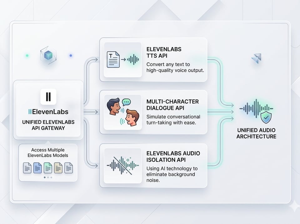 Unified ElevenLabs API Gateway for Advanced Voice Synthesis