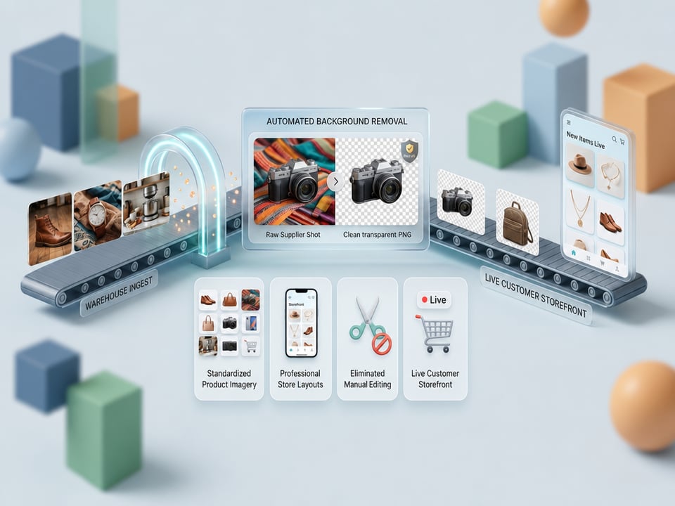 E-Commerce Catalog Automation via Recraft Remove Background API