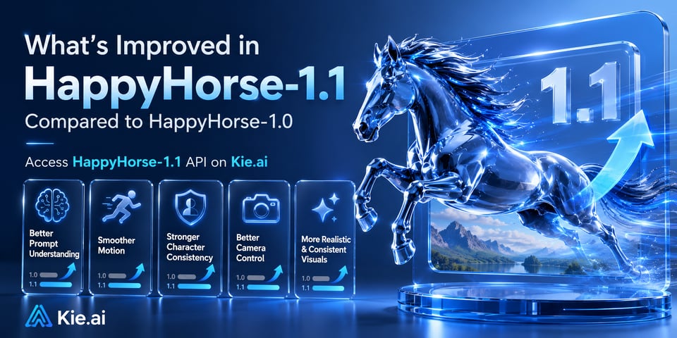 What's Improved in HappyHorse-1.1 Compared to HappyHorse-1.0