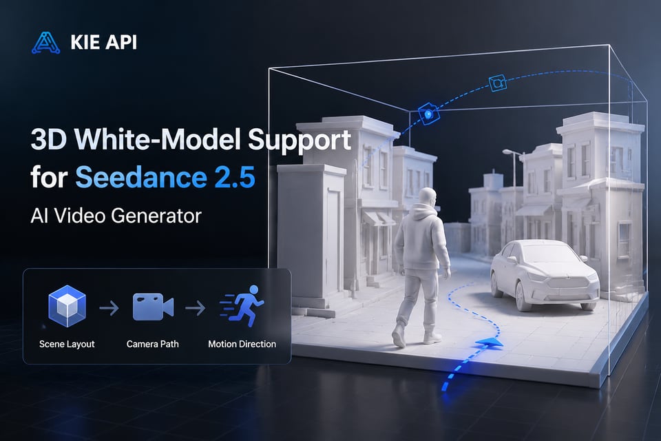 3D White-Model Support for Seedance 2.5 AI Video Generator