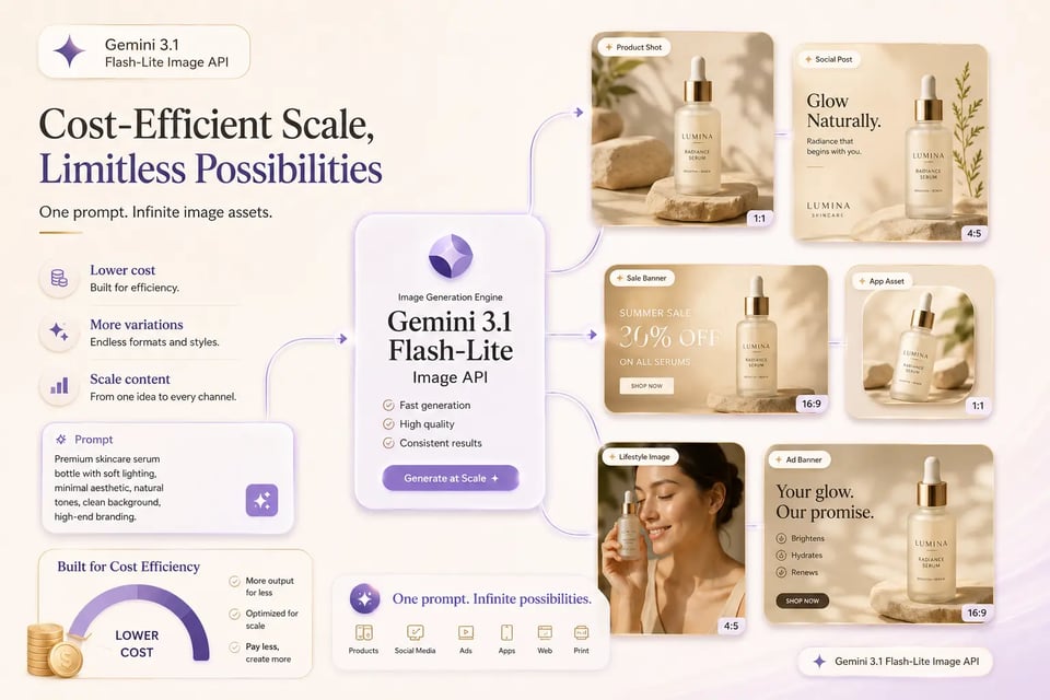 No Compromise on Quality with gemini-3.1-flash-lite-image API