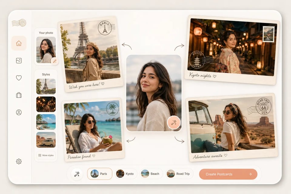 Personalized Travel Postcards with Gemini 3.1 Flash-Lite Image API