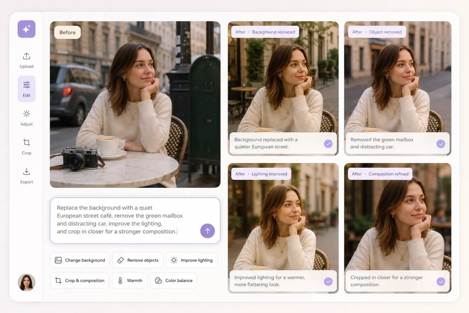 Prompt-Based Image Editing for Creator Tools with Gemini 3.1 Flash-Lite Image API