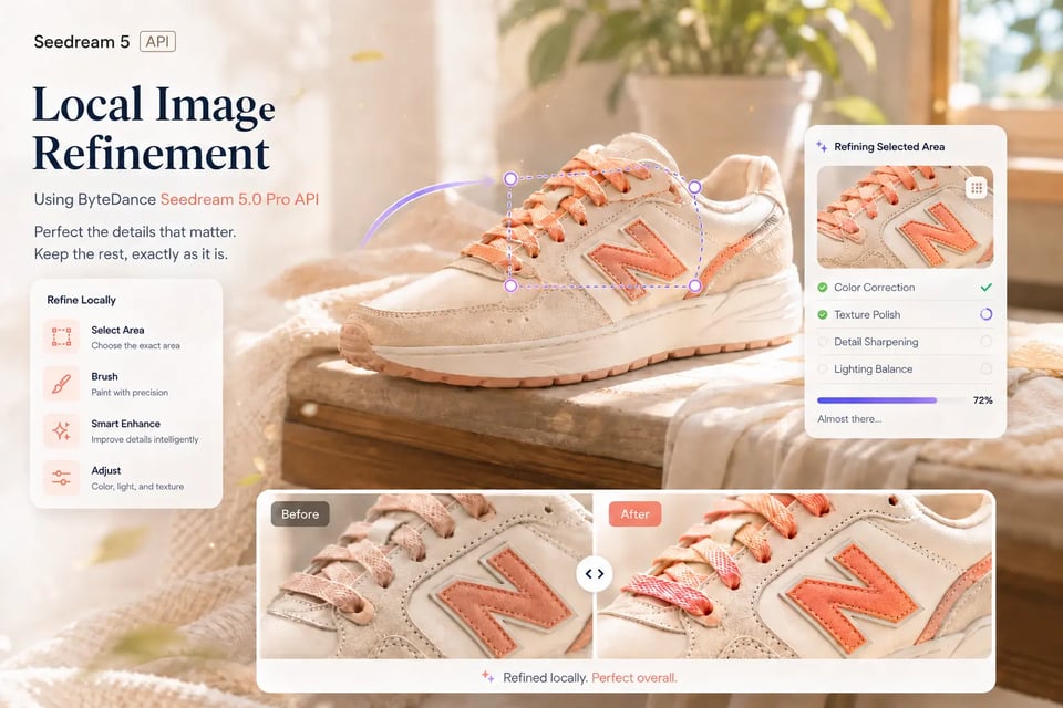 Local Image Refinement Using ByteDance Seedream 5.0 Pro API
