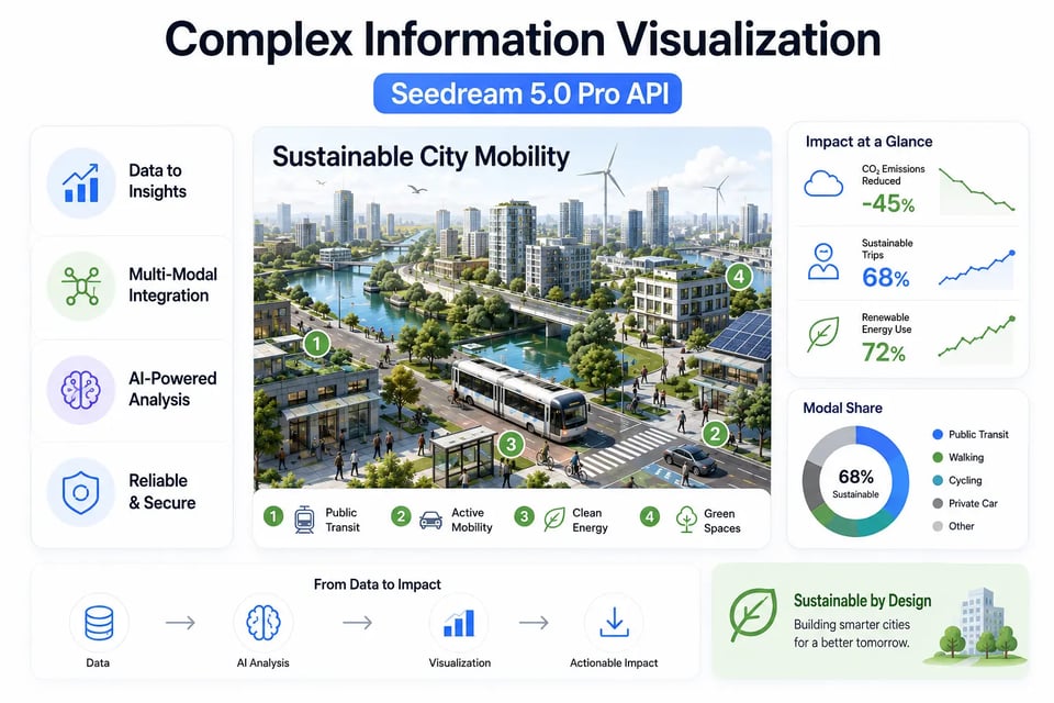 Complex Information Visualization with Seedream 5.0 Pro API