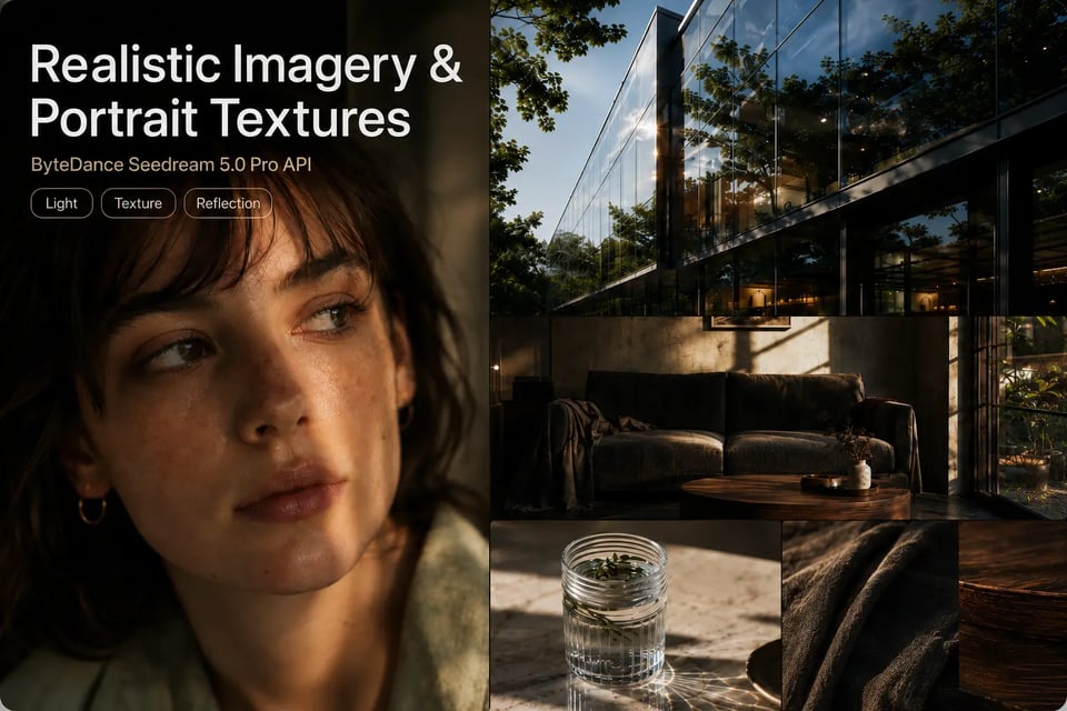 Realistic Imagery and Portrait Textures in ByteDance Seedream 5.0 Pro API