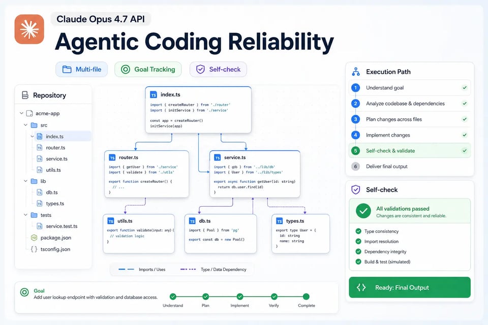 Claude Opus 4.7 API Agentic Coding Reliability