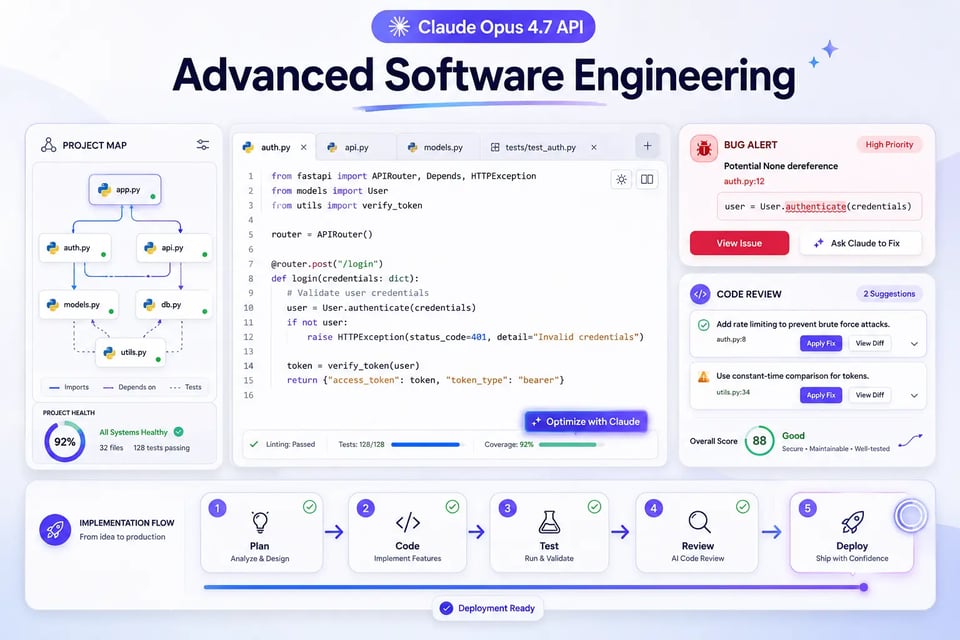 Reliable Multi-Step AI Agents Built on Claude Opus 4.7 API