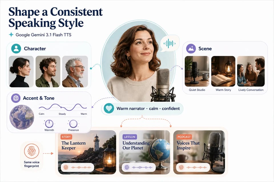 Shape Custom Speaking Styles Through Google Gemini 3.1 Flash TTS API