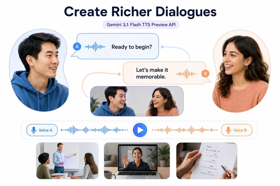 Create Richer Dialogues with Gemini 3.1 Flash TTS Preview API