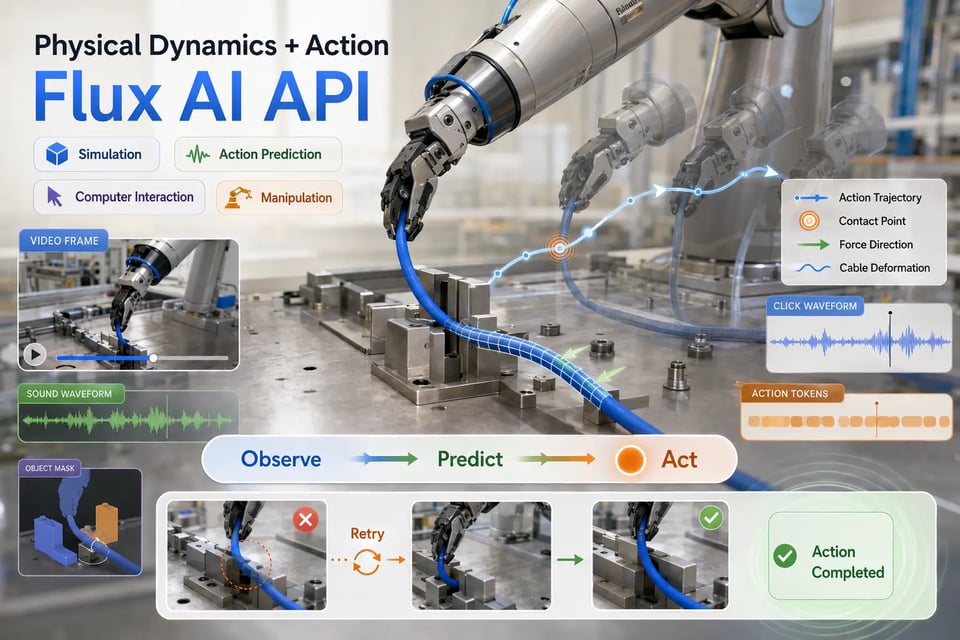 Bring Physical Dynamics Into Creation Through Flux AI API