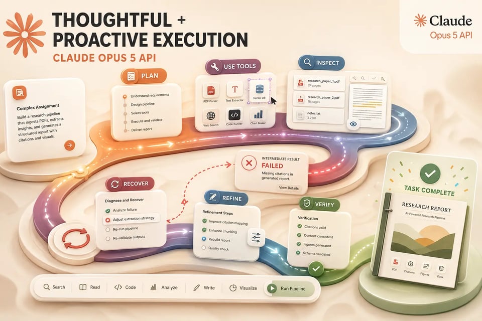 Thoughtful and Proactive Execution with Claude Opus 5 API