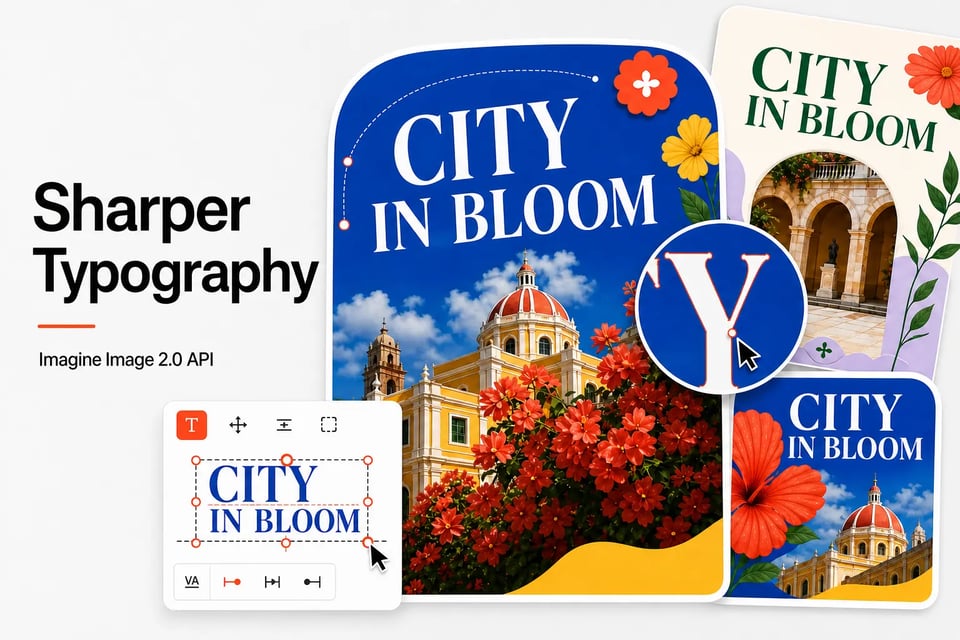 Sharper Typography Comes with Imagine Image 2.0 API