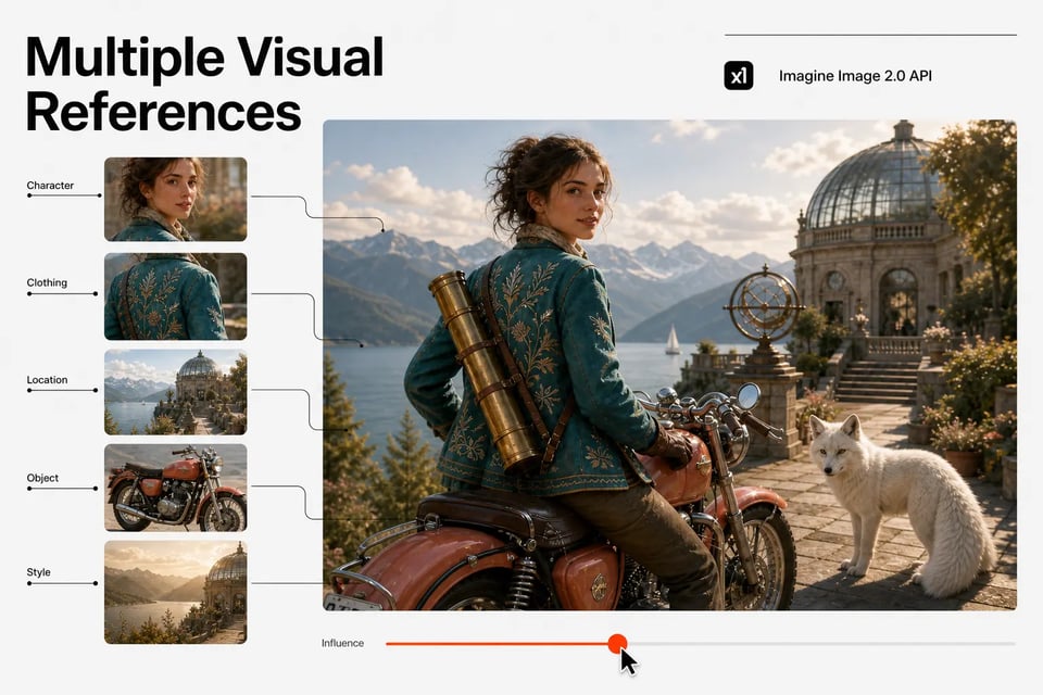 Multiple Visual References Come Together through Imagine Image 2.0 API