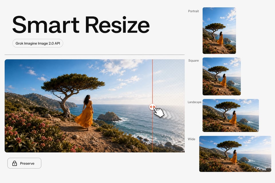 Smart Resize Gives Grok Imagine Image 2.0 API More Flexible Framing