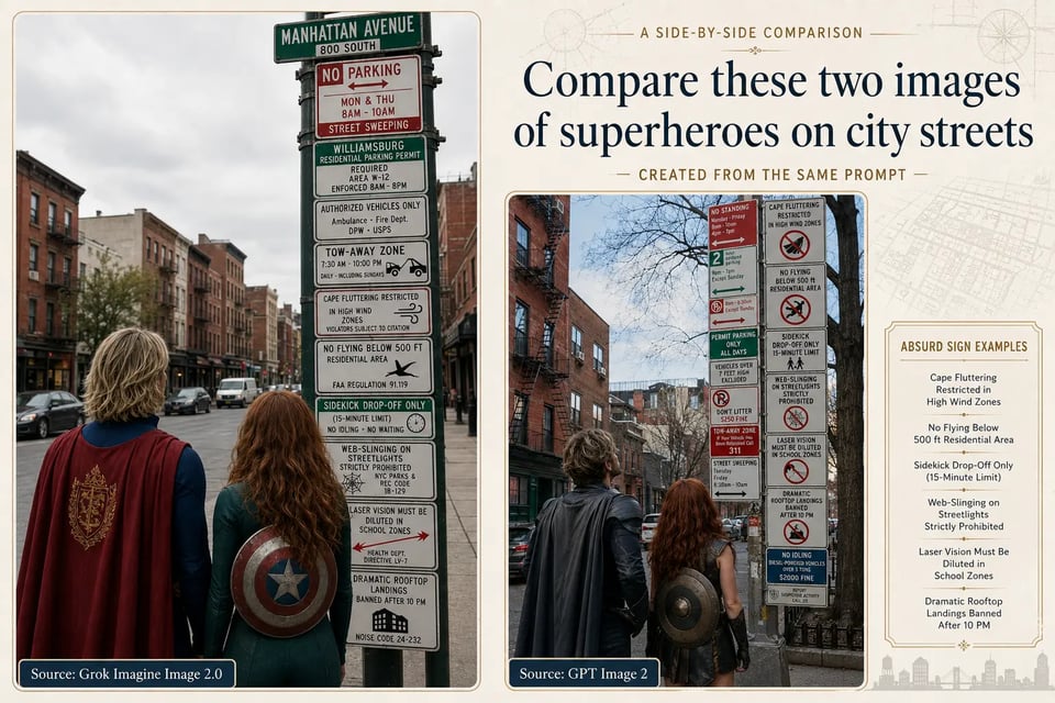 Grok Imagine Image 2.0 vs GPT Image 2 for Complex Scenes with Text Integration