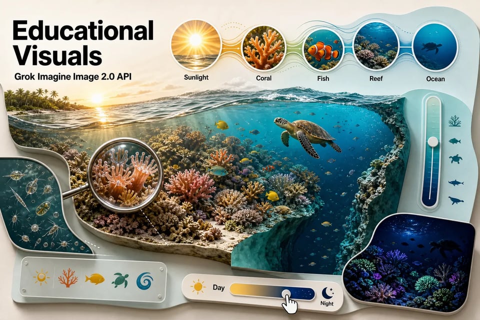 Generate Infographics and Educational Visual Content with Grok Imagine Image 2.0 API
