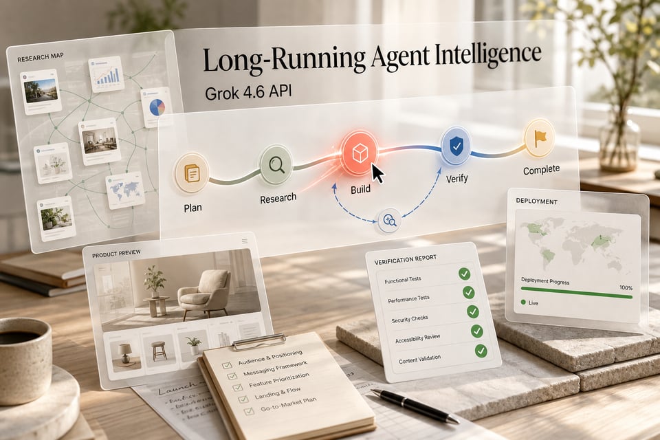 Long-Running Agent Intelligence with Grok 4.6 API
