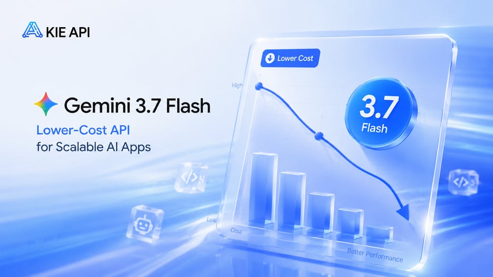 API de Gemini 3.7 Flash más económica para aplicaciones de IA escalables