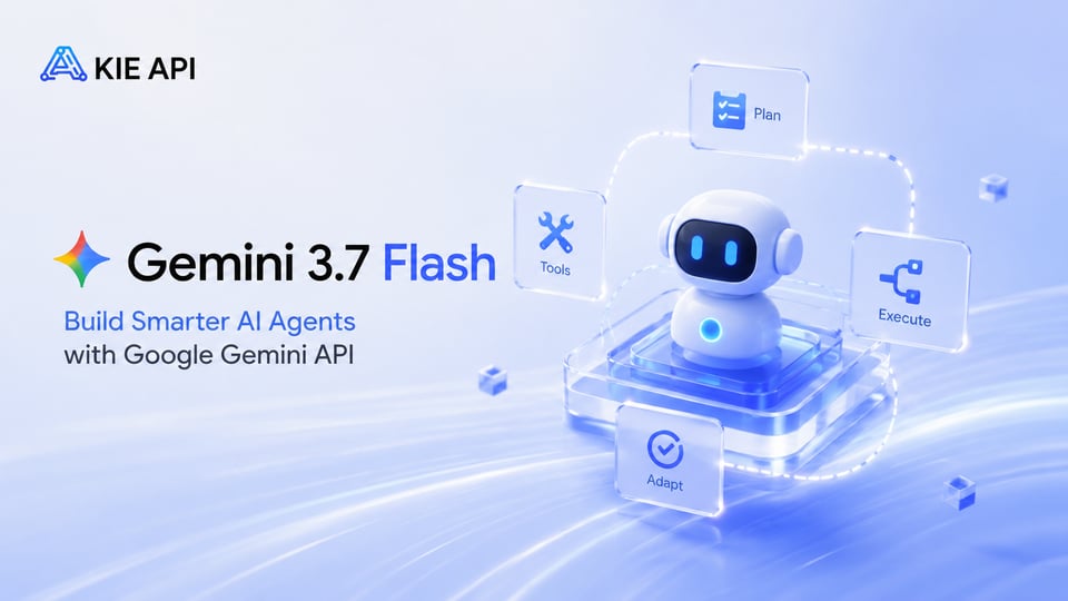 Crea agentes de IA más inteligentes con la API de Google Gemini 3.7 Flash