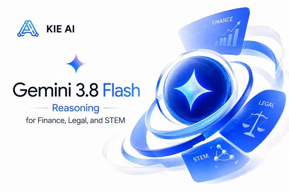 Razonamiento de Gemini 3.8 Flash para Finanzas, el sector legal y STEM