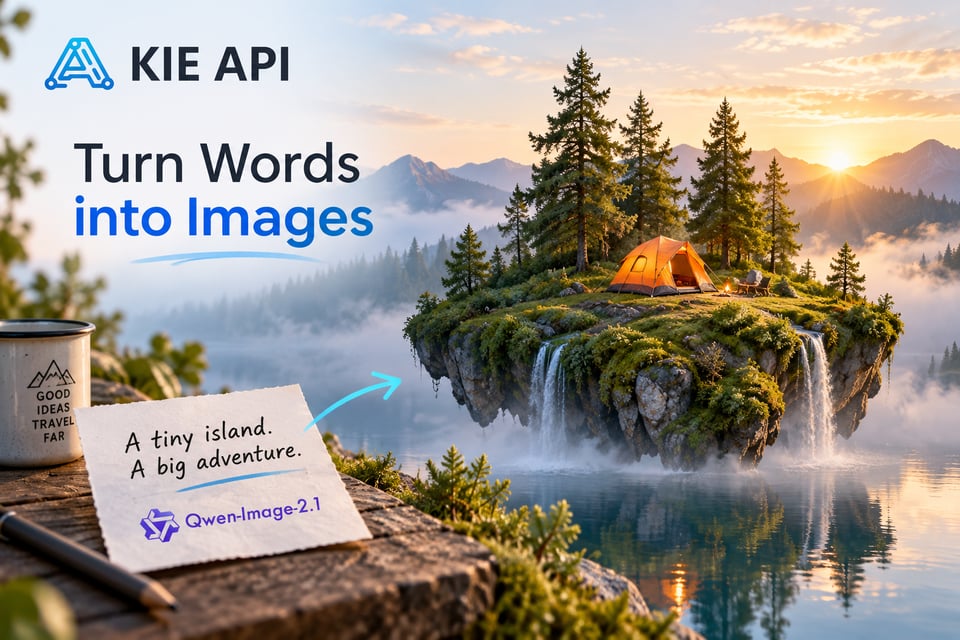 Generiere Bilder aus Text mit der Qwen Image API