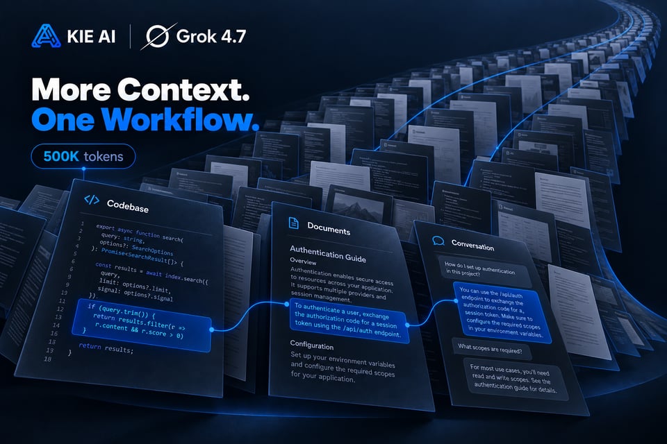 Process More with a 500K Grok API Context Window