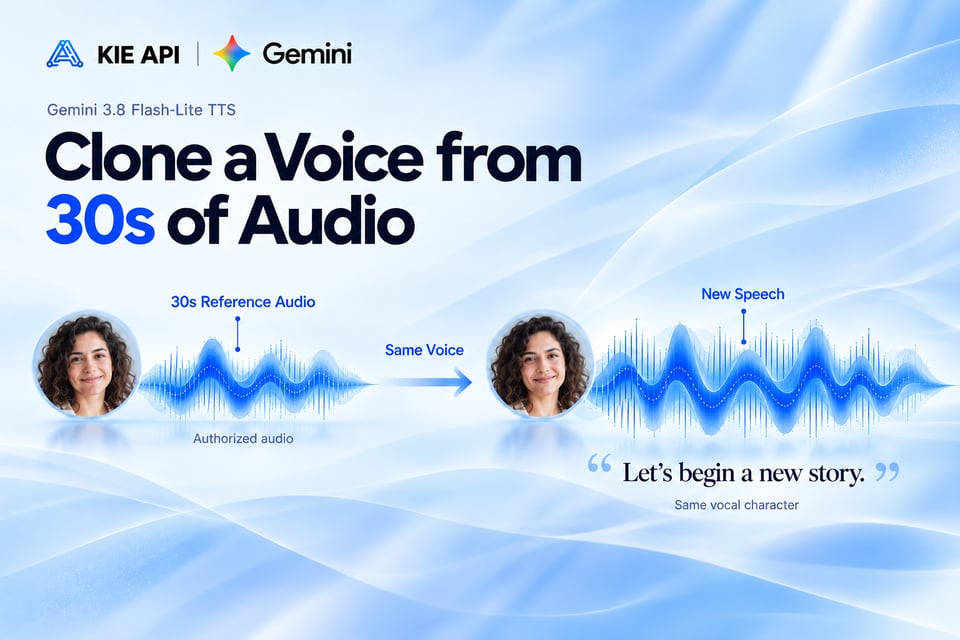 Clone Voices from 30s Audio with Google Gemini 3.8 Flash-Lite TTS