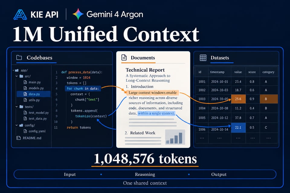 1M Unified Context Window for Long-Context Processing